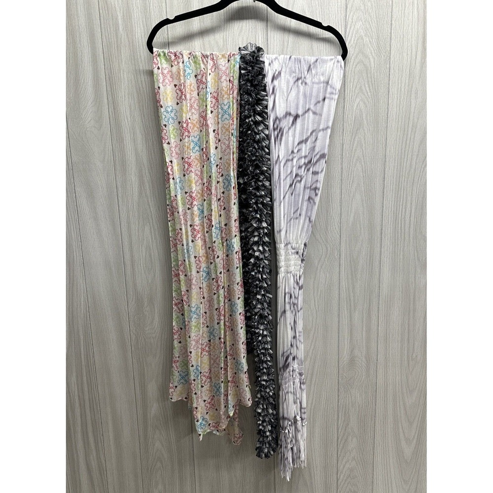 Scarf Custom Bundle (Set of 3) Various Patterns, Materials & Lengths - Set A